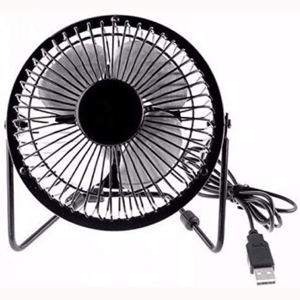 Mini Ventilador Usb Portátil De Mesa Silencioso Articulável