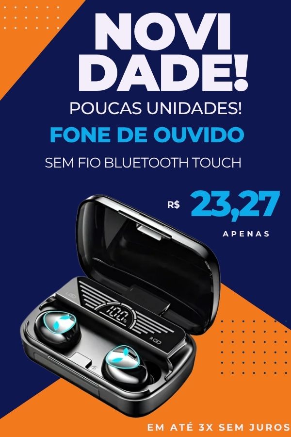 Fone Bluetooth Intra Auricular