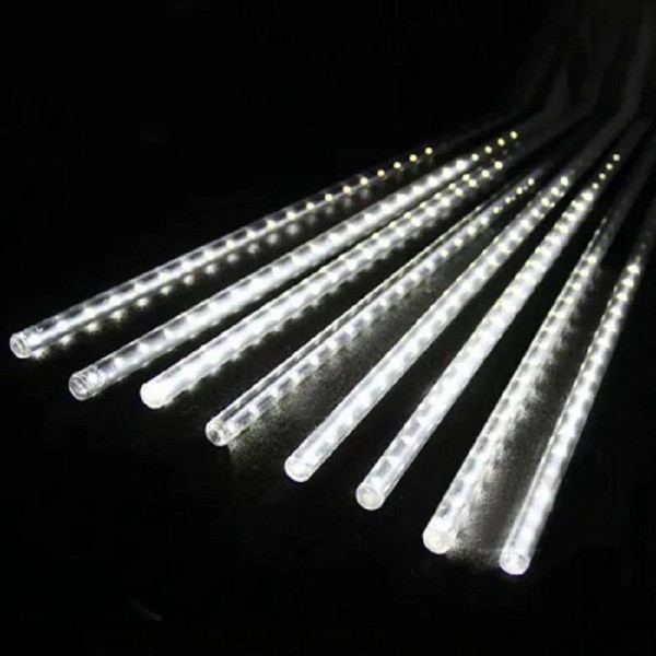 8 Tubos Luz Led 50cm Efeito Cascata Efeito Chuva B...