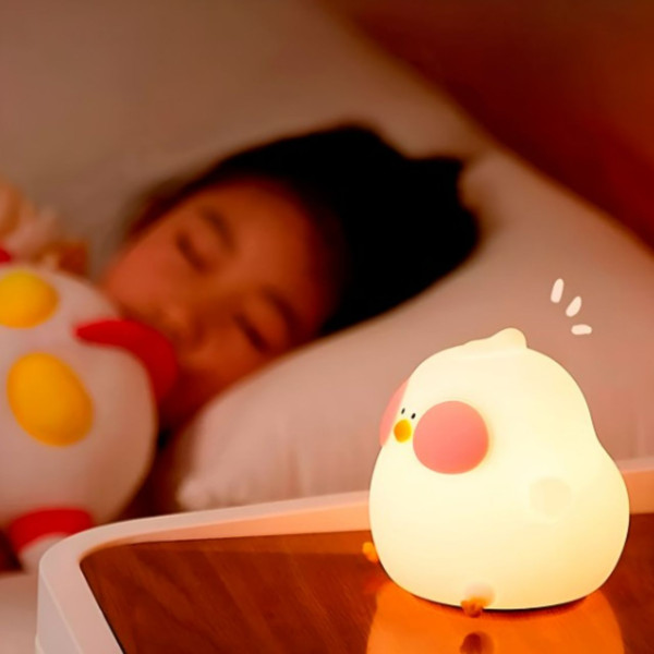 Luminária Decorativa de Mesa Galinha LED Silicone...