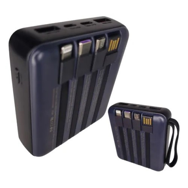 Power Bank 10000mah Kapbom KA-9205 Preto Carregamento