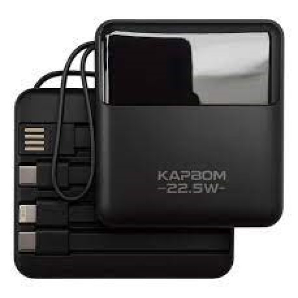 Power Bank 10000mah Kapbom KA-9205 Preto Carregame...
