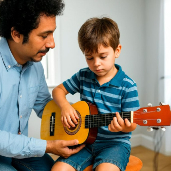 Mini Violão Instrumento Musical Infantil Corda de...