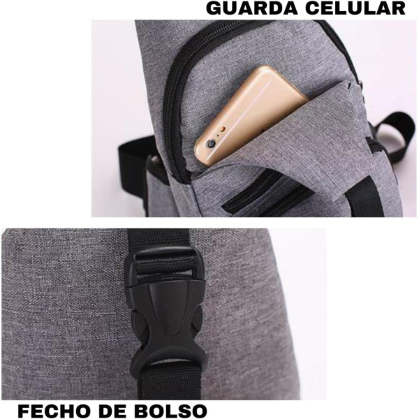 Bag Unissex Com Entrada Usb
