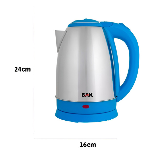 Chaleira Elétrica Aço Inox Jarra Bule 1100W 1,8L Portátil 110v
