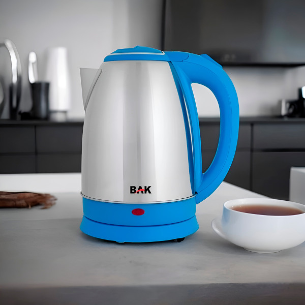 Chaleira Elétrica Aço Inox Jarra Bule 1100W 1,8L Portátil 110v
