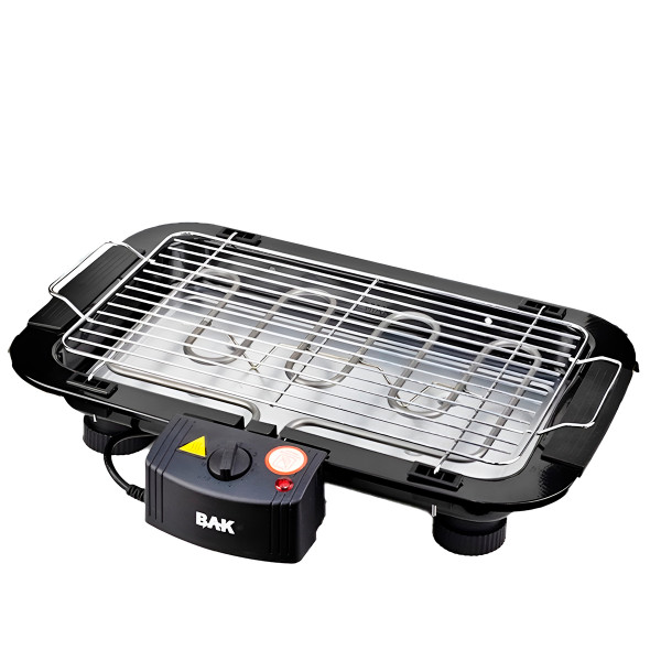 Churrasqueira Elétrica Portátil 110v Grelha Antiaderente com Controle de Temperatura