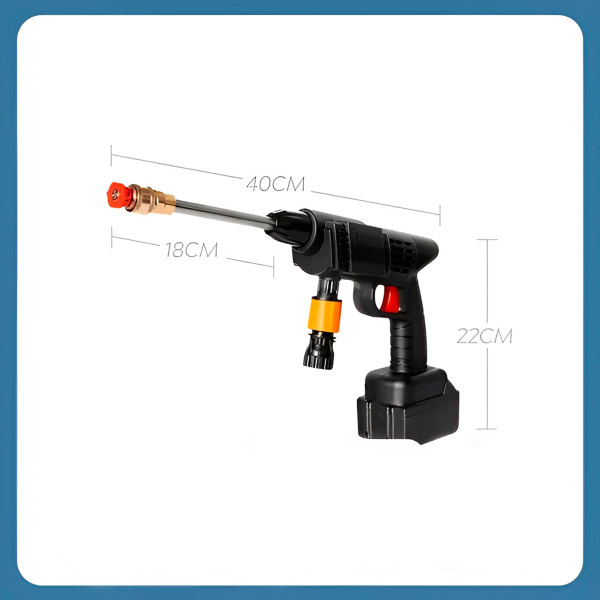 Conjunto Kit Lavadora de Alta Pressão Recarregável