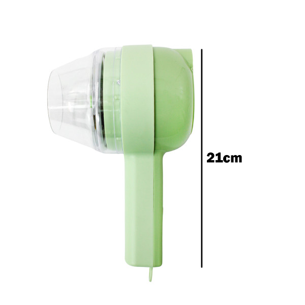Cortador Triturador Eletrico Para Vegetais E Carnes Multifuncional USB Escova