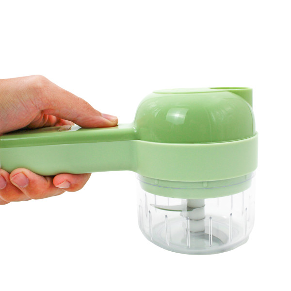 Cortador Triturador Eletrico Para Vegetais E Carnes Multifuncional USB Escova