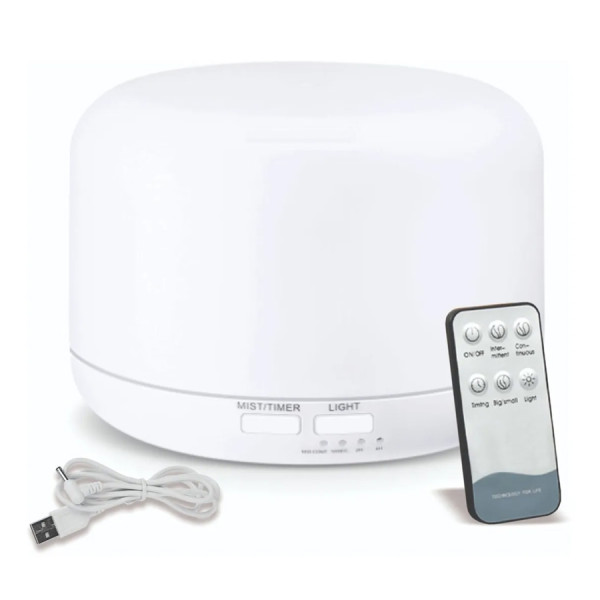 Difusor Elétrico Aroma Ultrassônico Com Led 300 ...