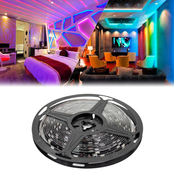 Fita Led Rgb Controle Celular 5 Metros 5v USB com ...