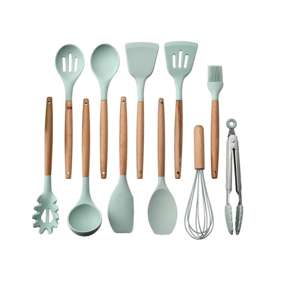 Kit 12 Peças Utensilios de Cozinha Colher Espatul...