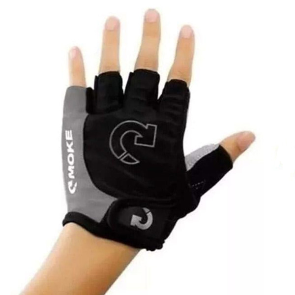 Luva Moke Gel Ciclismo Academia com Proteção Ant...