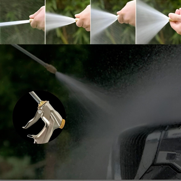 Mangueira Flexível Extensível com Pulverizador Antitorção para Jardim e Limpeza
