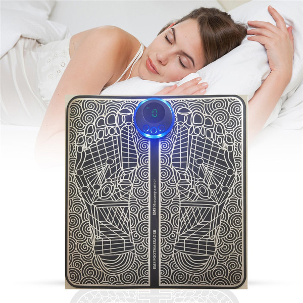 Massageador De Pés EMS Estimulação Muscular Acupuntura