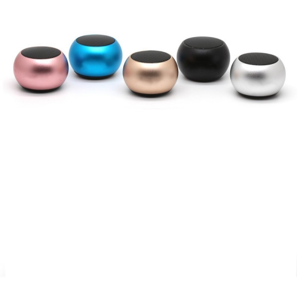 Mini Caixa De Som Bluetooth Bolinha Metal Amplificada Speaker 3w