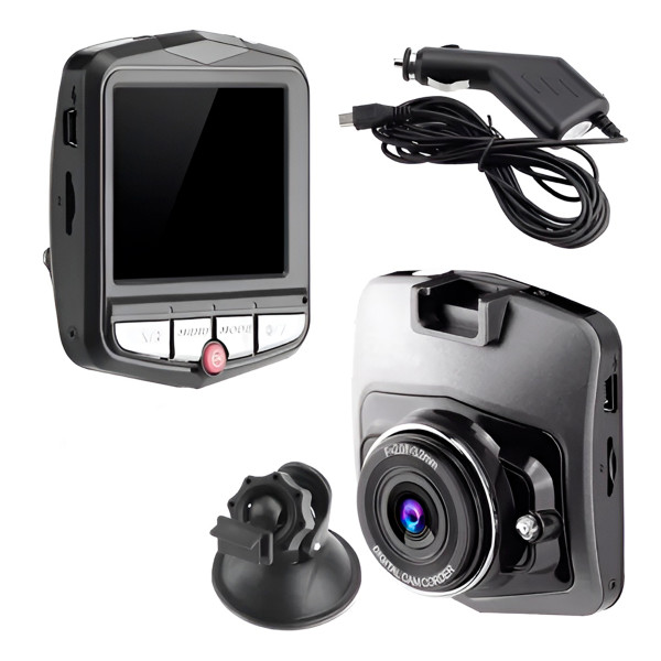 Mini Câmera de Segurança Veicular Full HD – Gravador DVR com Visão Noturna