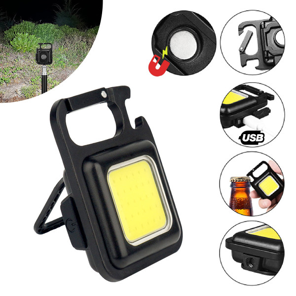 Mini Lanterna Led Portatil Usb Recarregavel Bolso Tatica Abridor