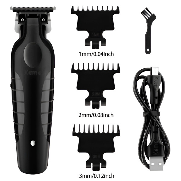 Máquina de Cortar Cabelo e Barba Profissional com Acabamento