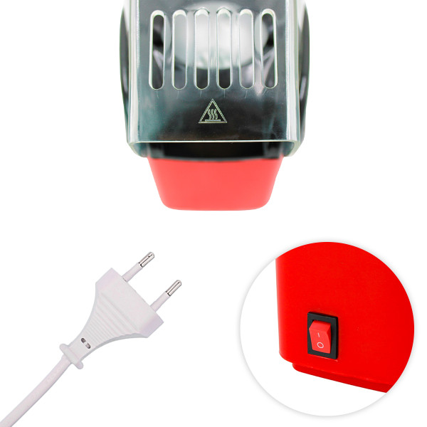 Pipoqueira Elétrica a Ar Quente Vermelha 110V