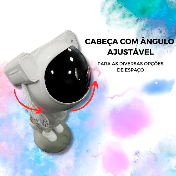 Projetor Luminária Abajur Estrelado Led Decoração