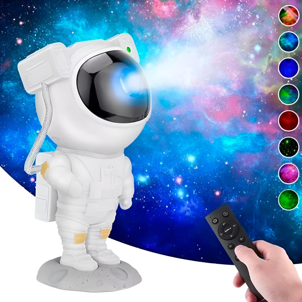 Projetor Luminária Abajur Estrelado Led Decoraç�...