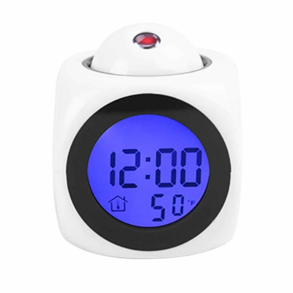 Relógio Despertador Digital Multifunções Voz Fa...