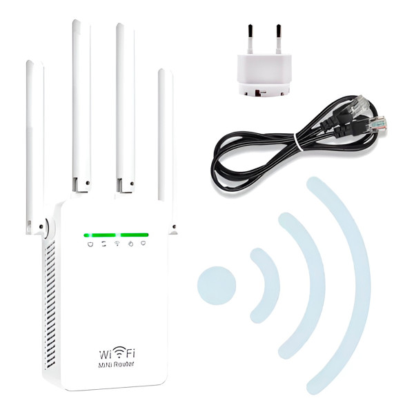 Repetidor Wireless 4 Antenas Ampla Conexão KA-X338