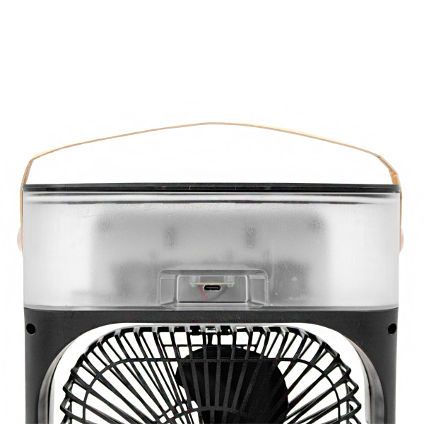 Ventilador Portátil USB 4 em 1 | Iluminação, Umidificador