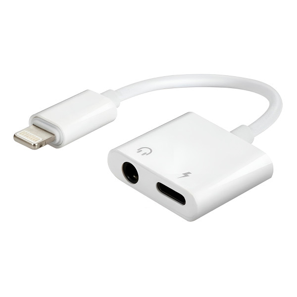 Adaptador P2 para IOS Lightning Fone Carregador Ce...