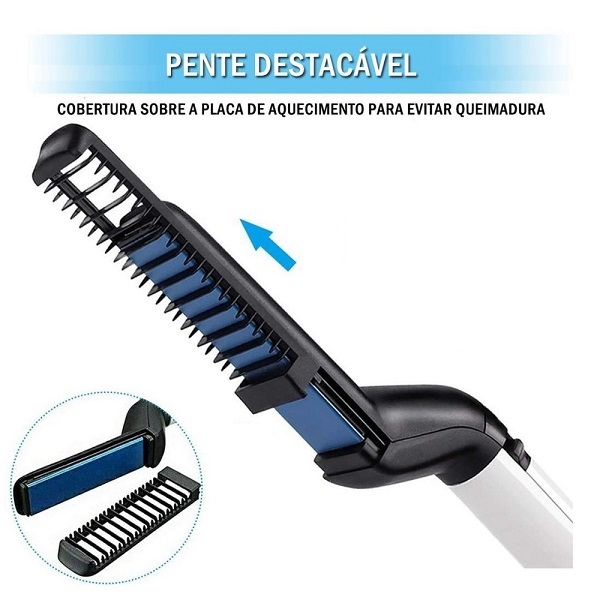 Alisador De Barba/cabelo Rápido Multifuncional