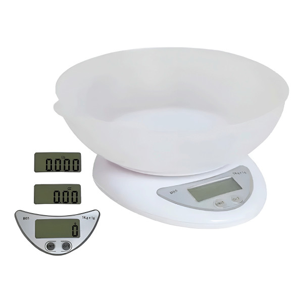 Balança Culinária 5kg Digital Cozinha Alimentos Recipiente