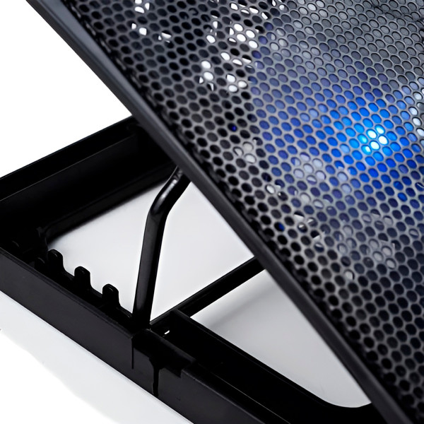 Base Suporte Resfriador Notebook 2 Coolers LED Informática