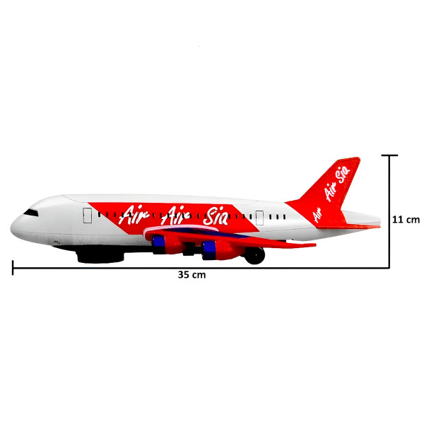 Brinquedo Avião Bate Volta Luz Som Diversão Criança