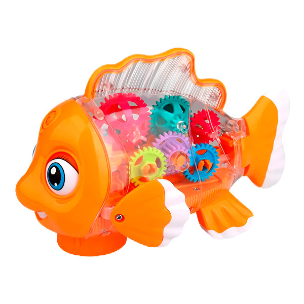 Brinquedo Bebê Peixe Fujão Músicas Luzes Movimento