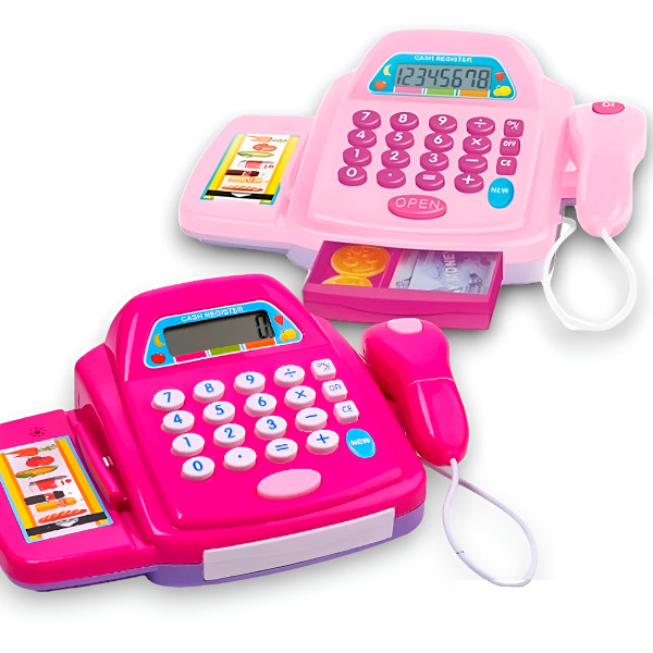 Brinquedo Caixa Registradora Acessórios Calculado...