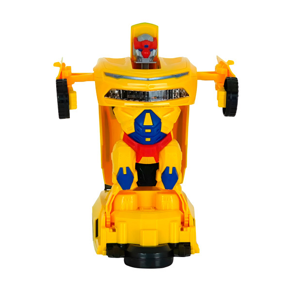 Brinquedo Carro Robô 2 Em 1 Musical Bate Volta Luzes