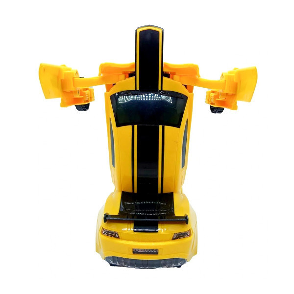 Brinquedo Carro Robô 2 Em 1 Musical Bate Volta Luzes