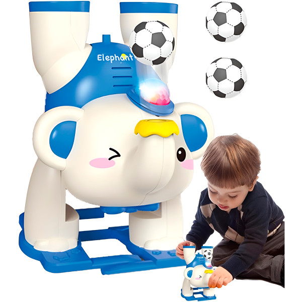 Brinquedo Elefantinho Equilibrista Bola Luz Som Diversão