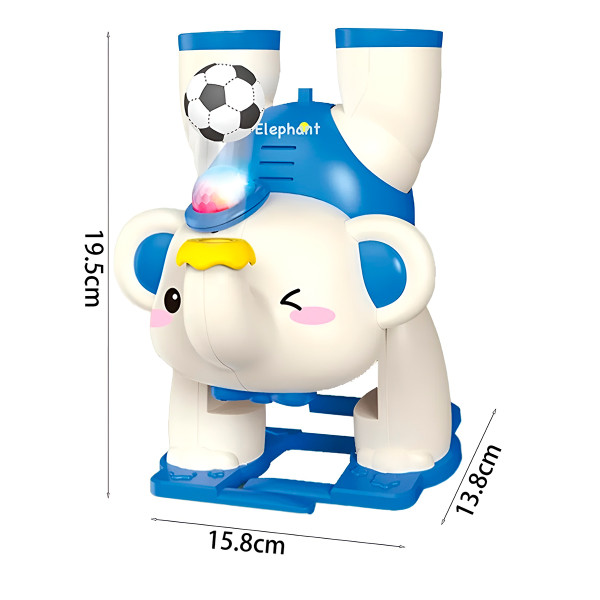 Brinquedo Elefantinho Equilibrista Bola Luz Som Diversão