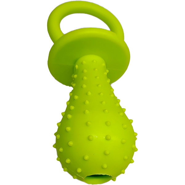 Brinquedo Mordedor Formato Chupeta para Pets com G...
