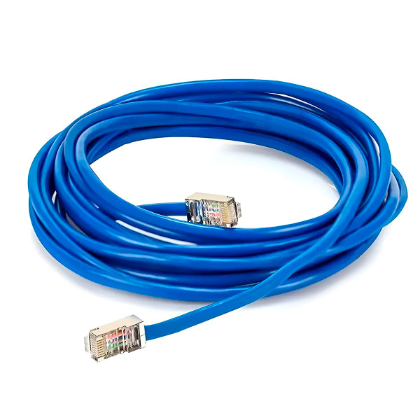 Cabo de Rede 5m Lan Internet Crimpado Azul Etherne...
