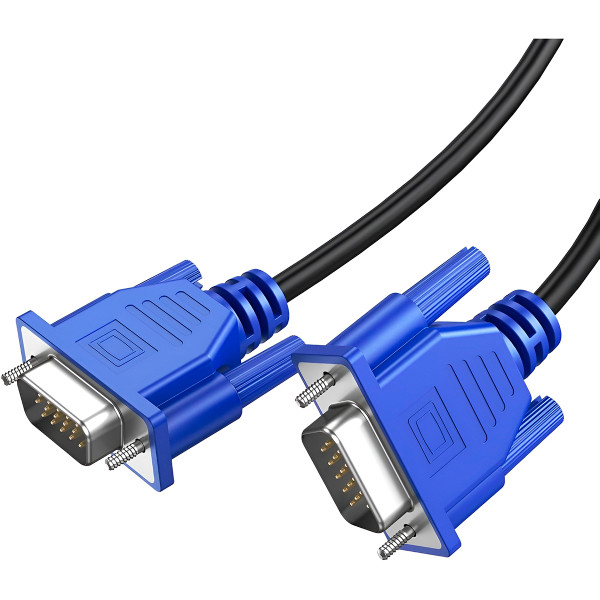 Cabo VGA Macho para Macho Monitor Vídeo Extensor