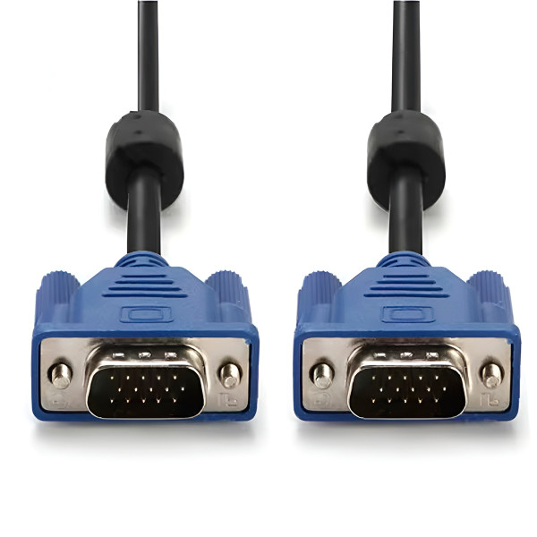 Cabo VGA Macho para Macho Monitor Vídeo Extensor
