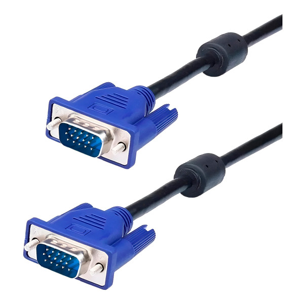 Cabo VGA Macho para Macho Monitor Vídeo Extensor 3m