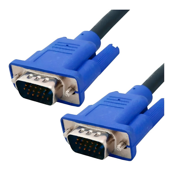 Cabo VGA Macho para Macho Monitor Vídeo Extensor 3m