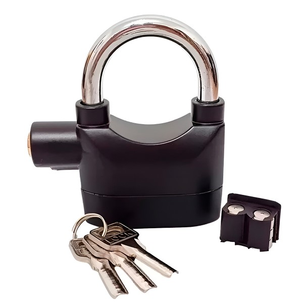 Cadeado Trava Alarme Sonoro Anti Furto Sensor Sono... Cadeado Trava Alarme Sonoro Anti Furto Sensor Sono...