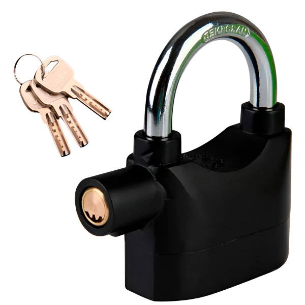 Cadeado Trava Alarme Sonoro Anti Furto Sensor Sonoro