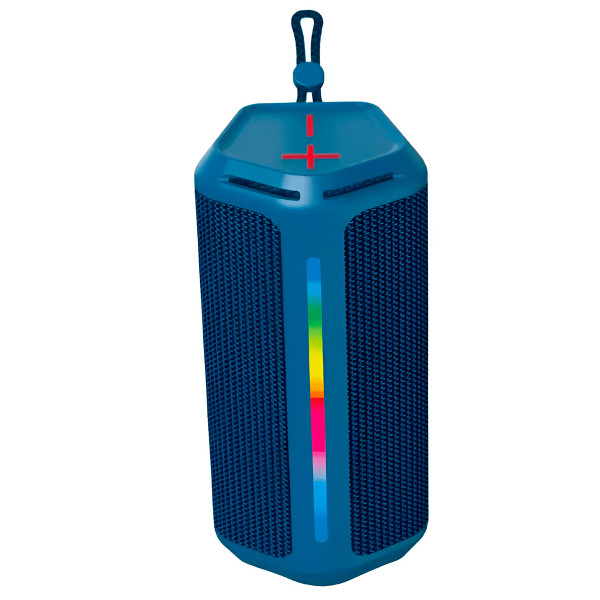 Caixa de Som Bluetooth Portátil LED RGB Resistente à Água